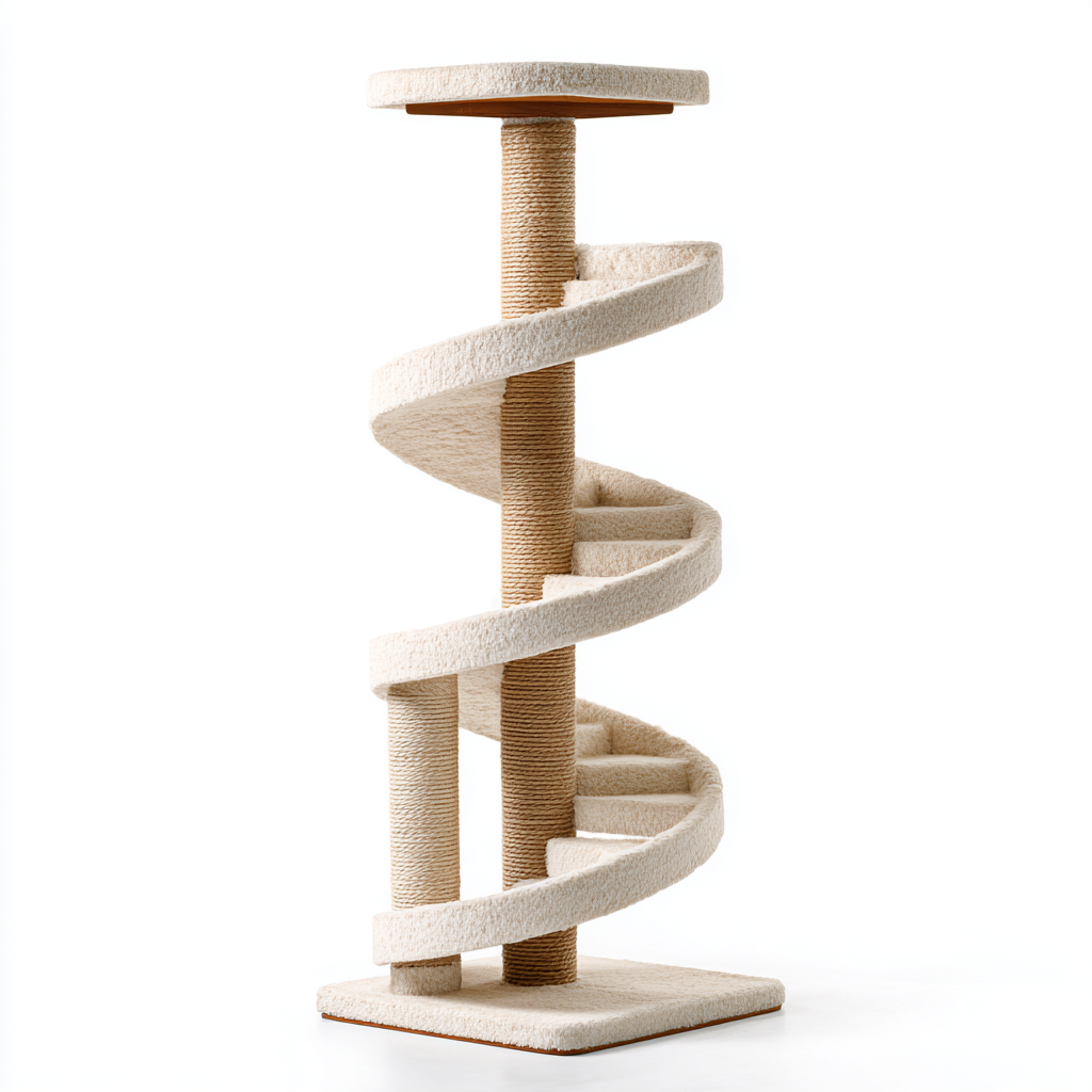 Floor-to-Ceiling Adjustable Tall Cat Tower